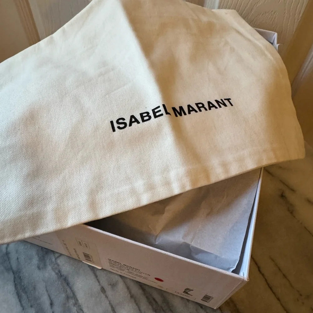 ISABEL MARANT Frikon Shearling Sandals - Picture 15 of 15